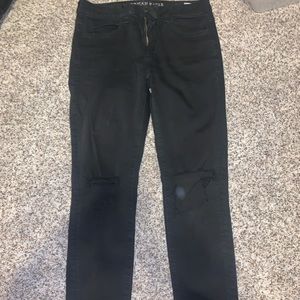 american eagle black jeans